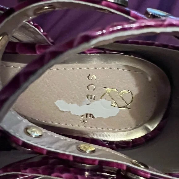 𝅺scene “Kara” fuchsia size 6.5 Heels (shoe dazzle) - Picture 10 of 10